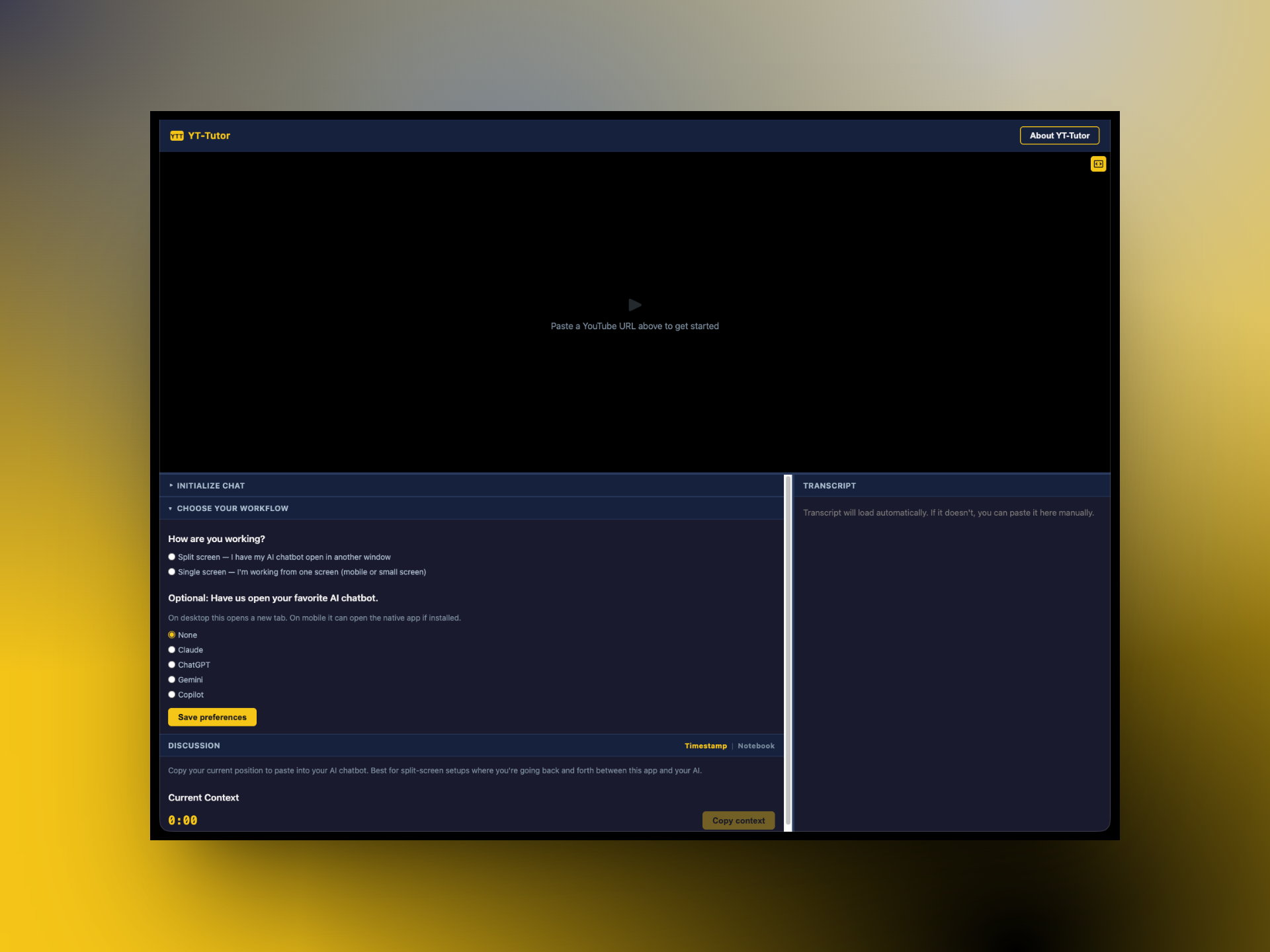 Screenshot of the Bantr educational application